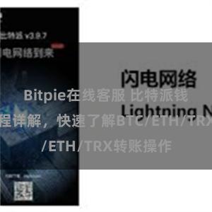 Bitpie在线客服 比特派钱包转账教程详解，快速了解BTC/ETH/TRX转账操作