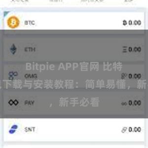 Bitpie APP官网 比特派钱包下载与安装教程：简单易懂，新手必看