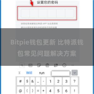 Bitpie钱包更新 比特派钱包常见问题解决方案