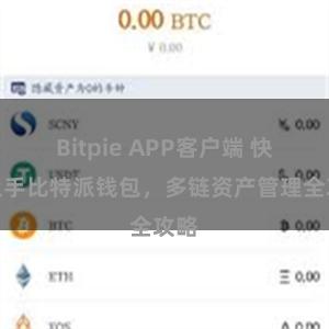 Bitpie APP客户端 快速上手比特派钱包，多链资产管理全攻略