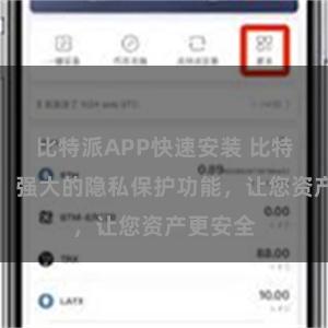 比特派APP快速安装 比特派钱包：强大的隐私保护功能，让您资产更安全