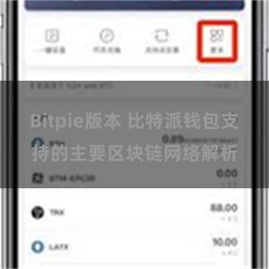 Bitpie版本 比特派钱包支持的主要区块链网络解析