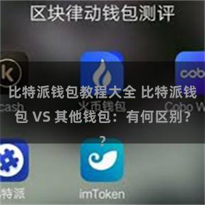 比特派钱包教程大全 比特派钱包 VS 其他钱包：有何区别？