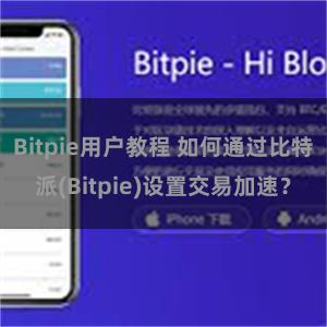 Bitpie用户教程 如何通过比特派(Bitpie)设置交易加速？