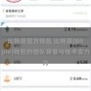 比特派官方钱包 比特派(Bitpie)钱包的团队背景与技术实力