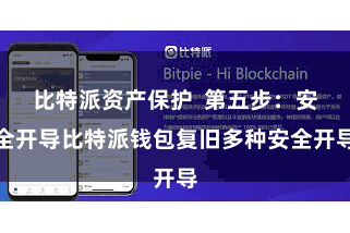 比特派资产保护  第五步：安全开导比特派钱包复旧多种安全开导