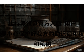 比特派钱包官方入口  用户需要小心保护好我方的助记词和私钥